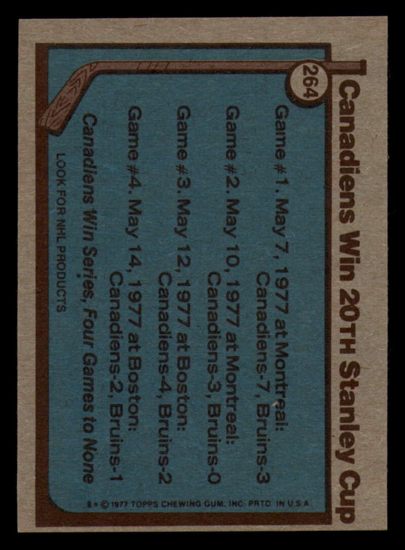 1977-78 Topps Hockey - #221 to #264 - Complete your set - Pick your card - Picture 285 of 291