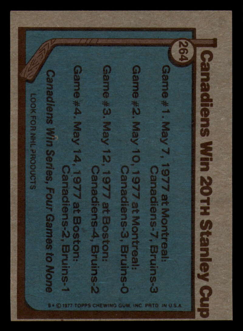 1977-78 Topps Hockey - #221 to #264 - Complete your set - Pick your card - Picture 287 of 291