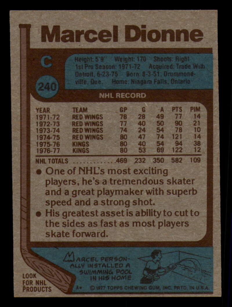 1977-78 Topps Hockey - #221 to #264 - Complete your set - Pick your card - Picture 117 of 291