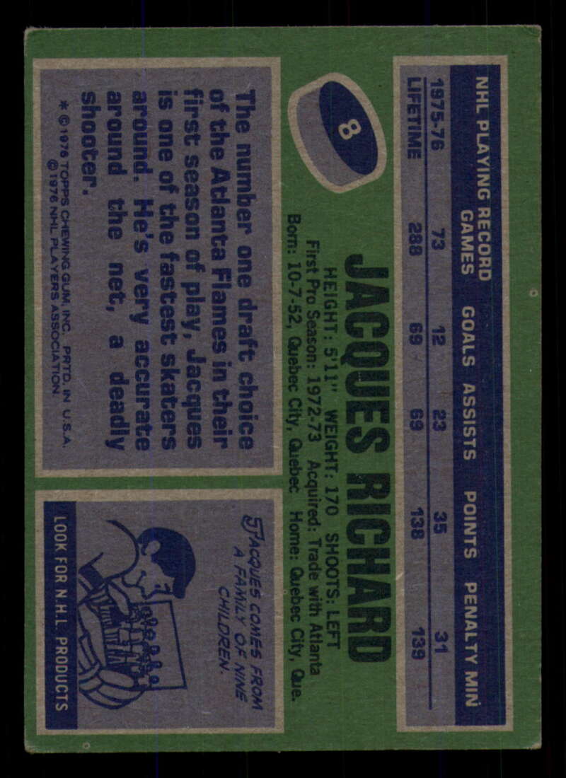 1976-77 Topps Hockey  #6 - #85 - Complete your set - Pick your Card - Picture 5 of 423