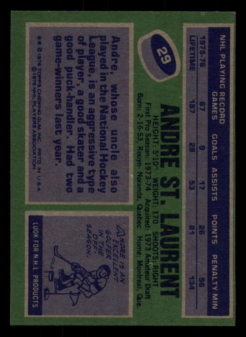 1976-77 Topps Hockey  #6 - #85 - Complete your set - Pick your Card - Picture 99 of 423