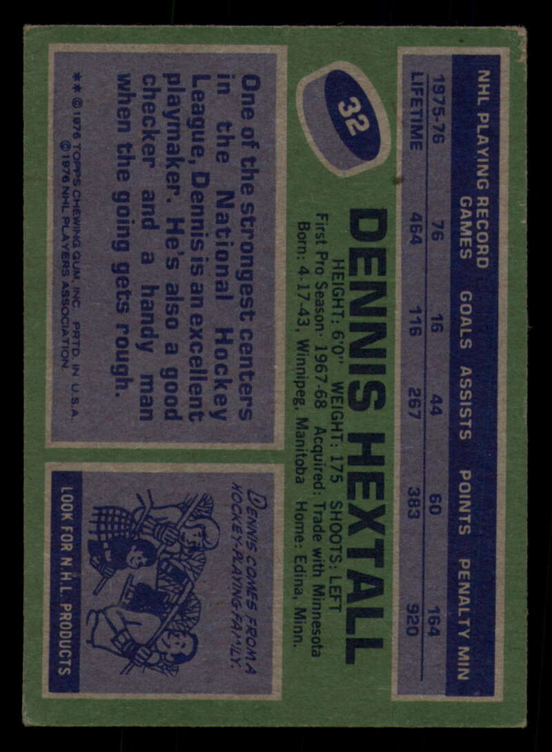 1976-77 Topps Hockey  #6 - #85 - Complete your set - Pick your Card - Picture 115 of 423