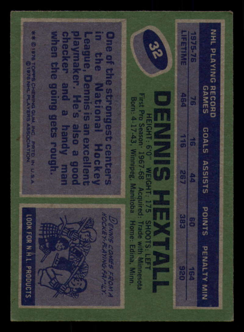 1976-77 Topps Hockey  #6 - #85 - Complete your set - Pick your Card - Picture 117 of 423