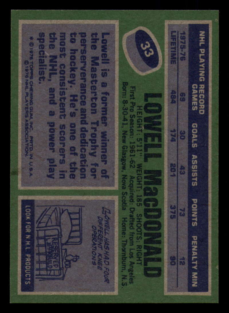 1976-77 Topps Hockey  #6 - #85 - Complete your set - Pick your Card - Picture 119 of 423