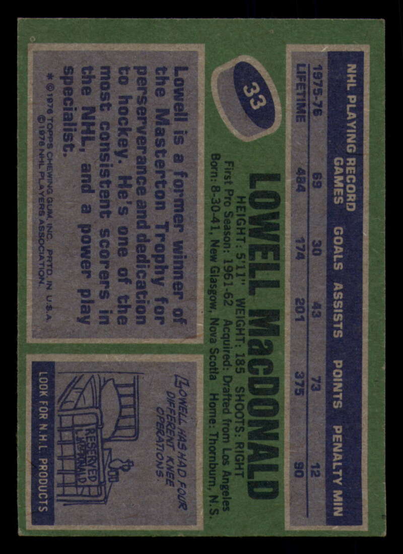 1976-77 Topps Hockey  #6 - #85 - Complete your set - Pick your Card - Picture 121 of 423