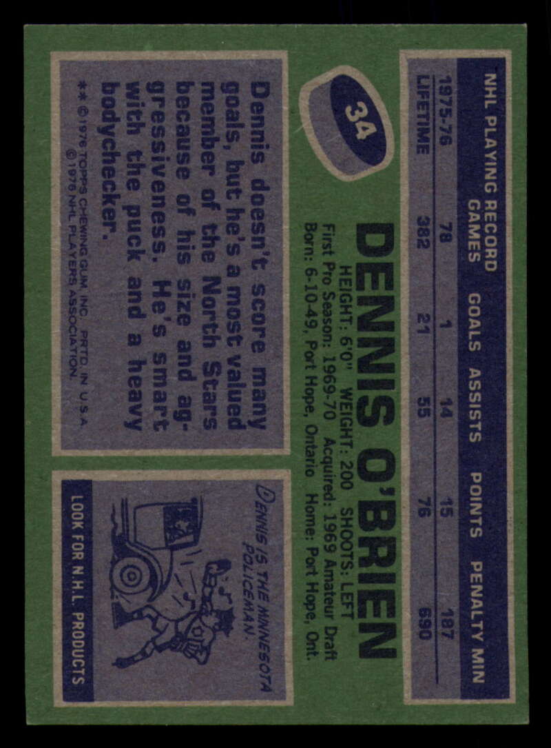 1976-77 Topps Hockey  #6 - #85 - Complete your set - Pick your Card - Picture 129 of 423