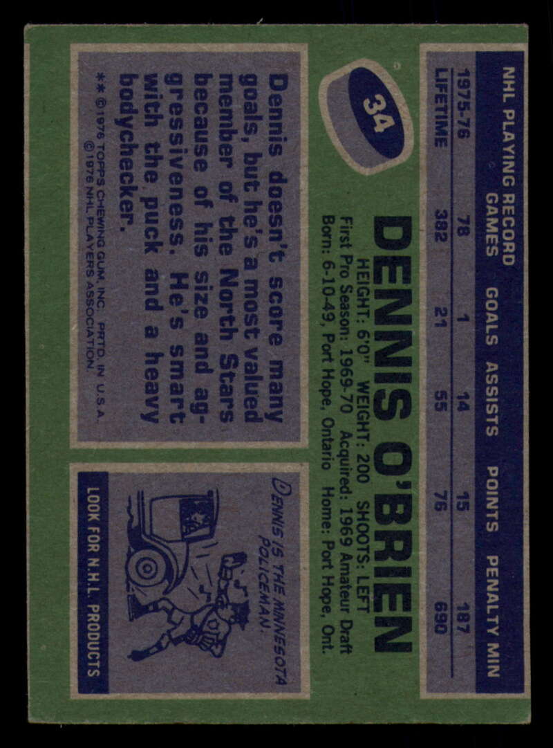 1976-77 Topps Hockey  #6 - #85 - Complete your set - Pick your Card - Picture 131 of 423