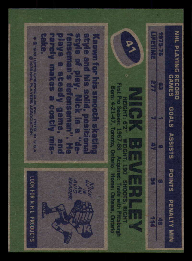 1976-77 Topps Hockey  #6 - #85 - Complete your set - Pick your Card - Picture 173 of 423