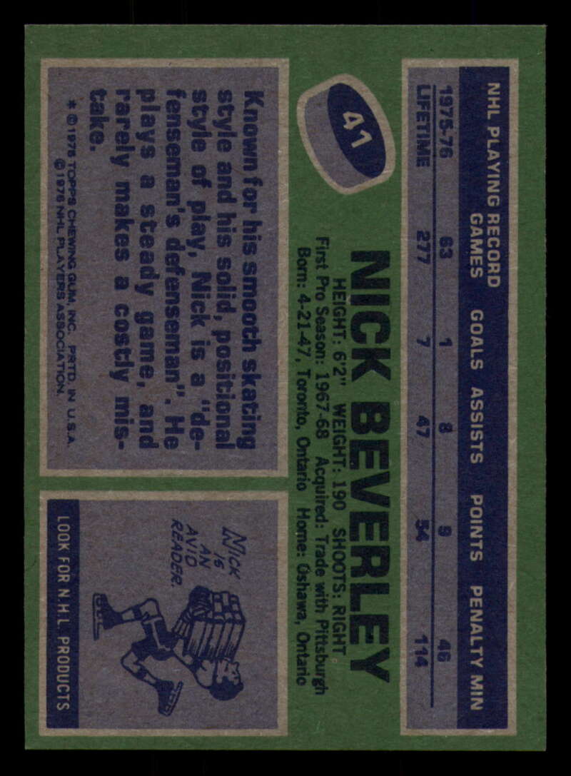 1976-77 Topps Hockey  #6 - #85 - Complete your set - Pick your Card - Picture 175 of 423