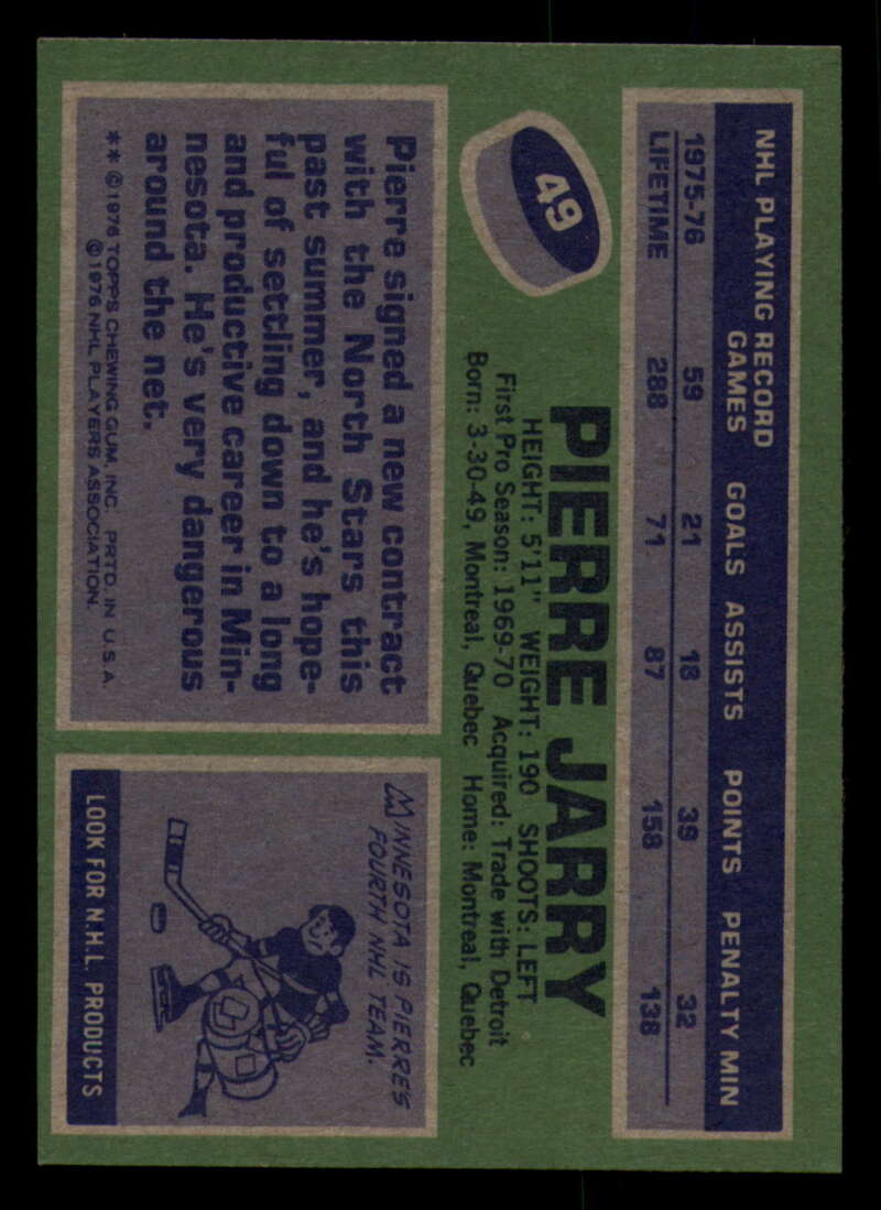 1976-77 Topps Hockey  #6 - #85 - Complete your set - Pick your Card - Picture 209 of 423