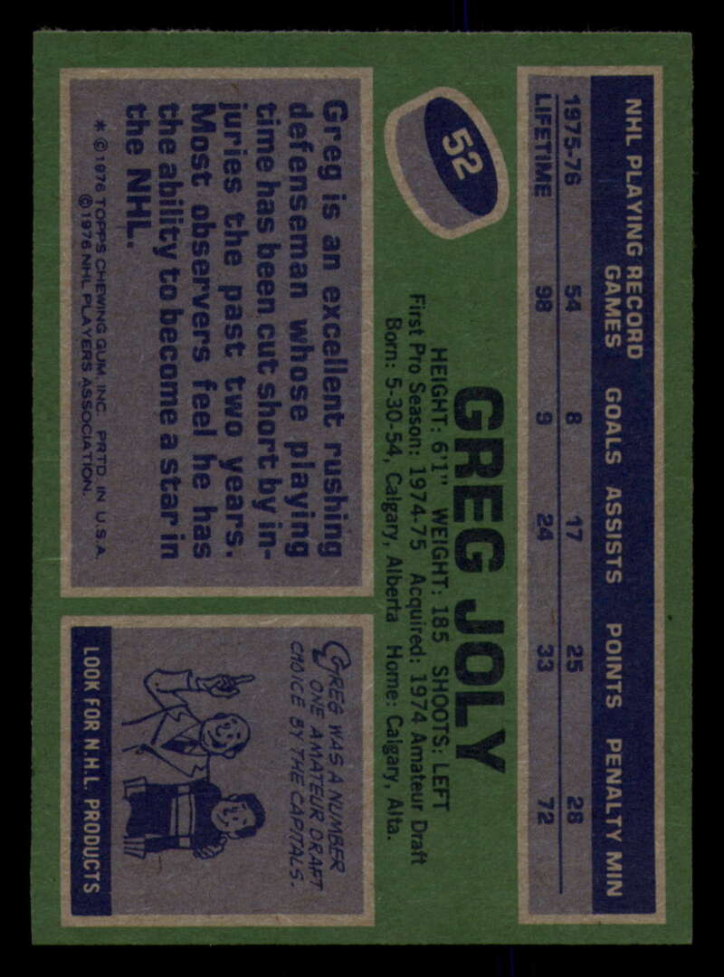 1976-77 Topps Hockey  #6 - #85 - Complete your set - Pick your Card - Picture 229 of 423