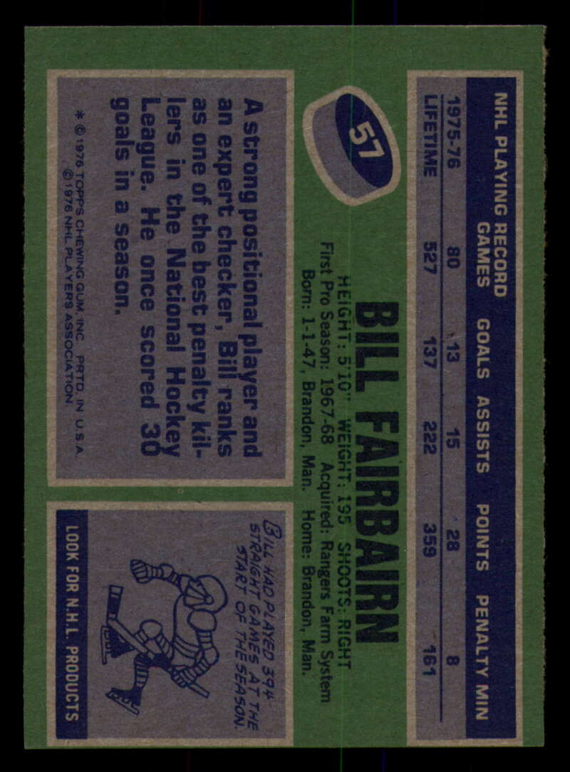 1976-77 Topps Hockey  #6 - #85 - Complete your set - Pick your Card - Picture 257 of 423