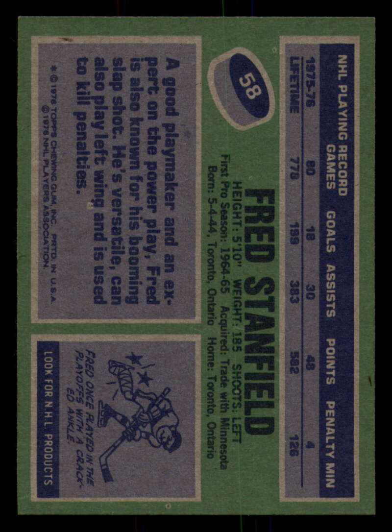 1976-77 Topps Hockey  #6 - #85 - Complete your set - Pick your Card - Picture 267 of 423