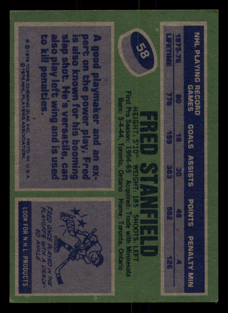 1976-77 Topps Hockey  #6 - #85 - Complete your set - Pick your Card - Picture 269 of 423