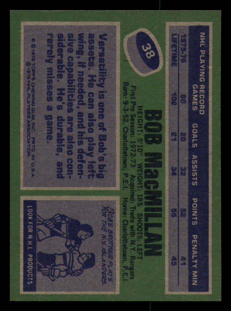 1976-77 Topps Hockey  #6 - #85 - Complete your set - Pick your Card - Picture 151 of 423