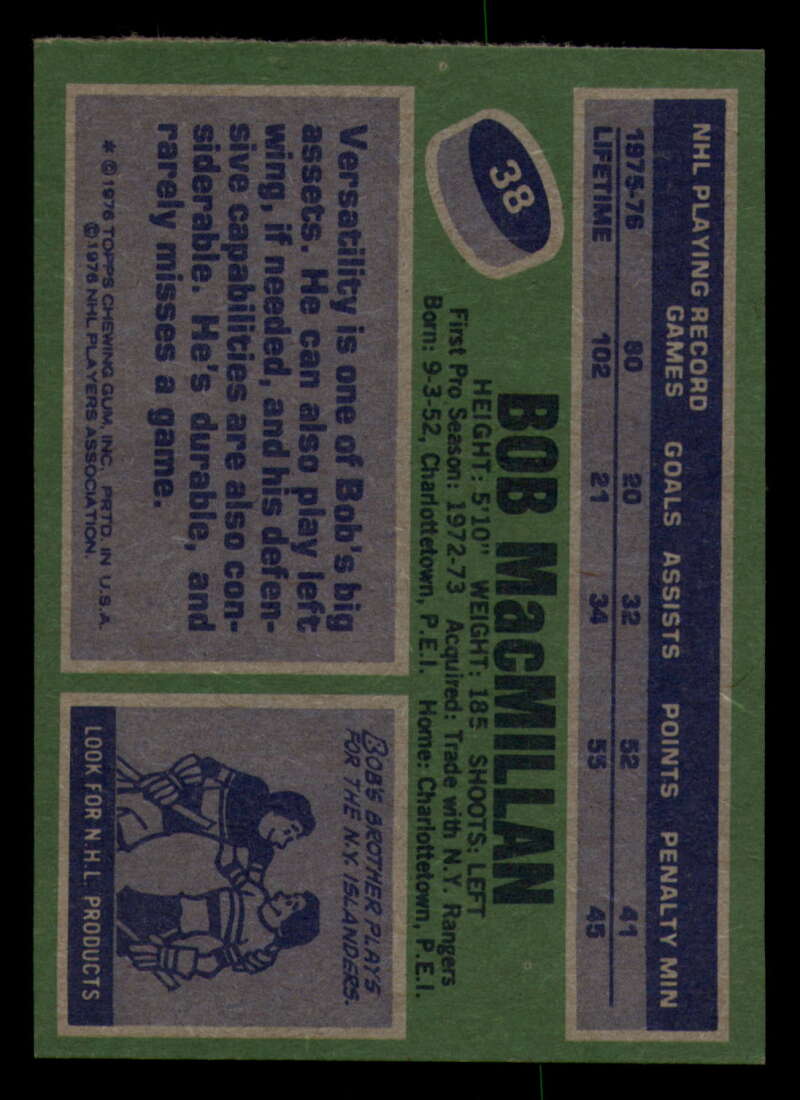 1976-77 Topps Hockey  #6 - #85 - Complete your set - Pick your Card - Picture 155 of 423