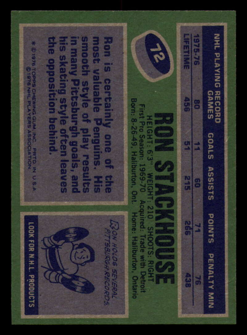 1976-77 Topps Hockey  #6 - #85 - Complete your set - Pick your Card - Picture 325 of 423