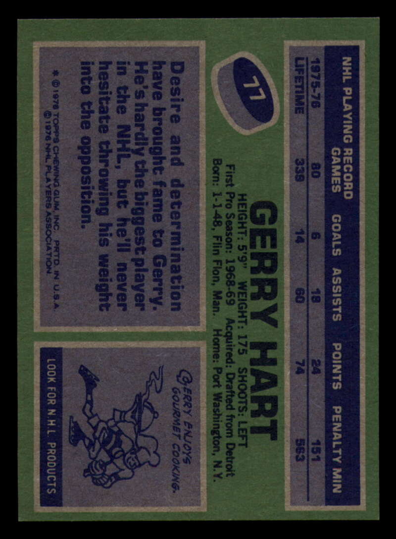 1976-77 Topps Hockey  #6 - #85 - Complete your set - Pick your Card - Picture 363 of 423