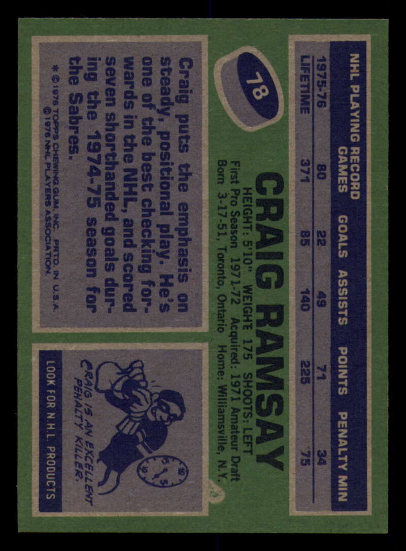 1976-77 Topps Hockey  #6 - #85 - Complete your set - Pick your Card - Picture 373 of 423