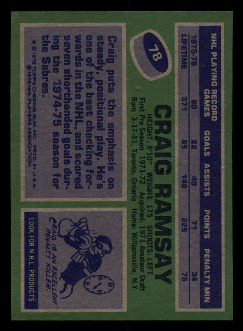 1976-77 Topps Hockey  #6 - #85 - Complete your set - Pick your Card - Picture 375 of 423