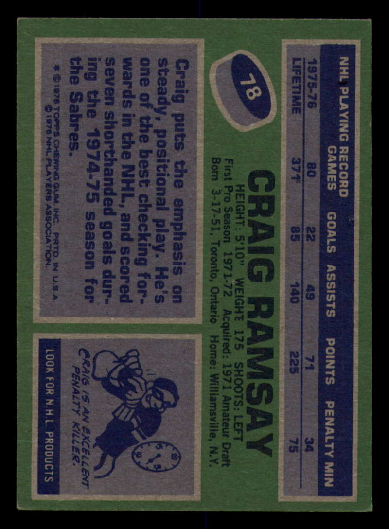 1976-77 Topps Hockey  #6 - #85 - Complete your set - Pick your Card - Picture 377 of 423