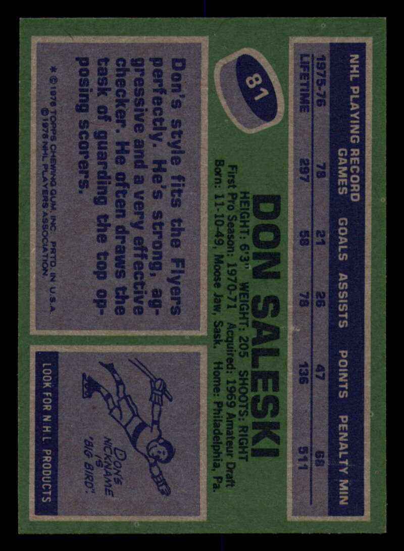 1976-77 Topps Hockey  #6 - #85 - Complete your set - Pick your Card - Picture 381 of 423