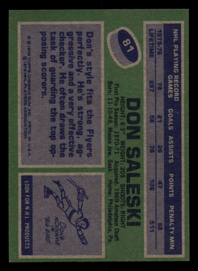 1976-77 Topps Hockey  #6 - #85 - Complete your set - Pick your Card - Picture 389 of 423