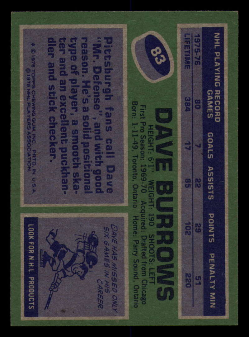 1976-77 Topps Hockey  #6 - #85 - Complete your set - Pick your Card - Picture 399 of 423