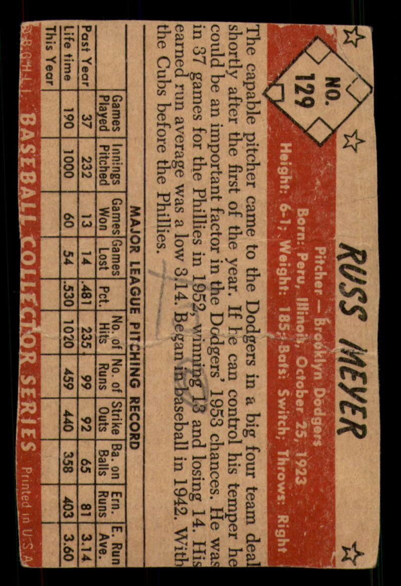 1953 Bowman Color Baseball #1 - 160 Complete Your Set-You Pick The Card - Picture 195 of 215