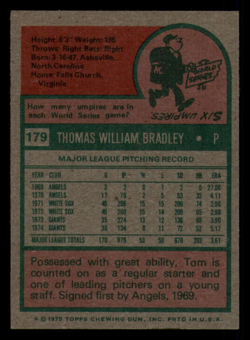 1975 Topps Baseball #166 - #259 - Complete your set - Pick your card - Picture 115 of 451