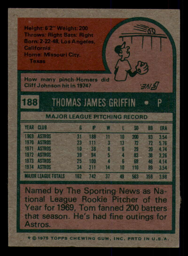 1975 Topps Baseball #166 - #259 - Complete your set - Pick your card - Picture 173 of 451