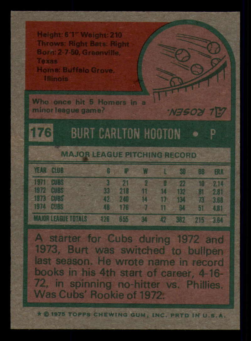 1975 Topps Baseball #166 - #259 - Complete your set - Pick your card - Picture 83 of 451