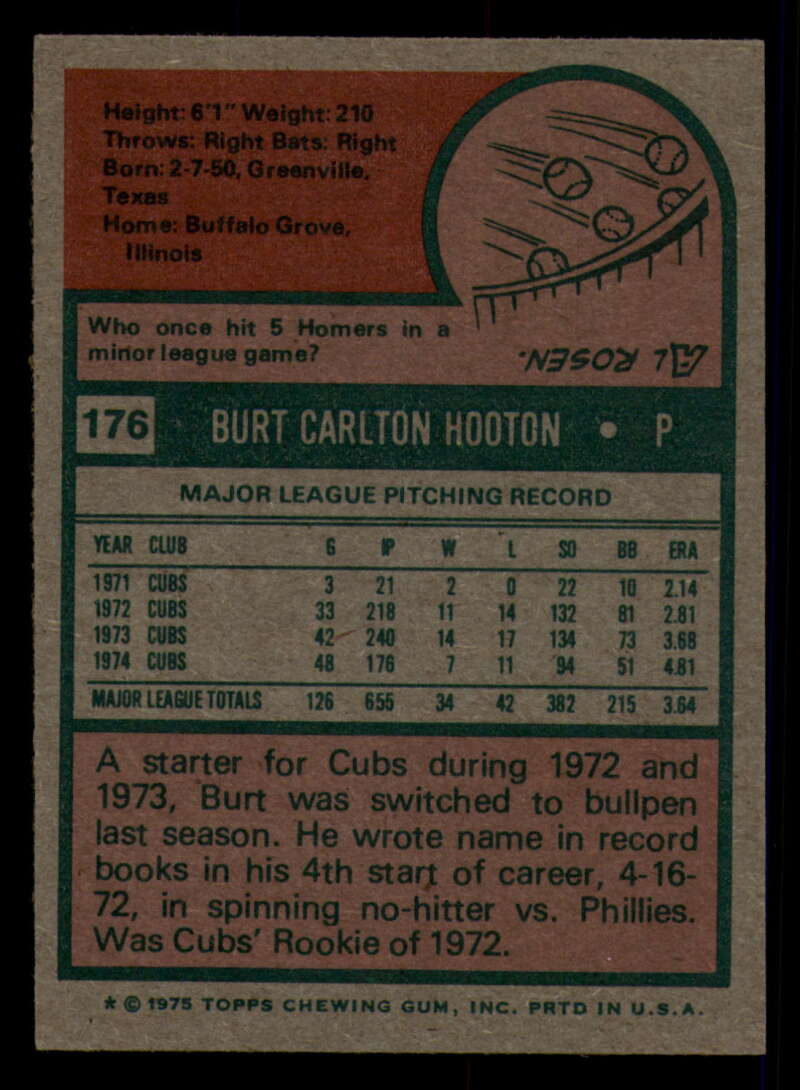 1975 Topps Baseball #166 - #259 - Complete your set - Pick your card - Picture 81 of 451