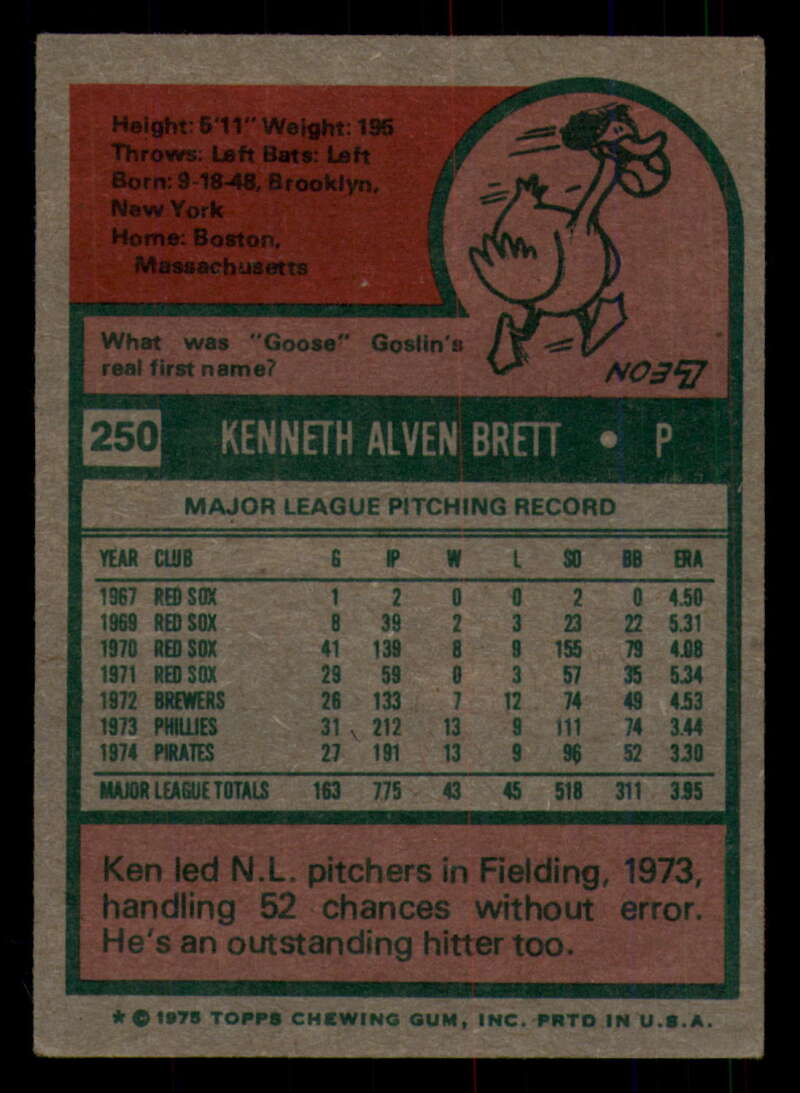 1975 Topps Baseball #166 - #259 - Complete your set - Pick your card - Picture 379 of 451