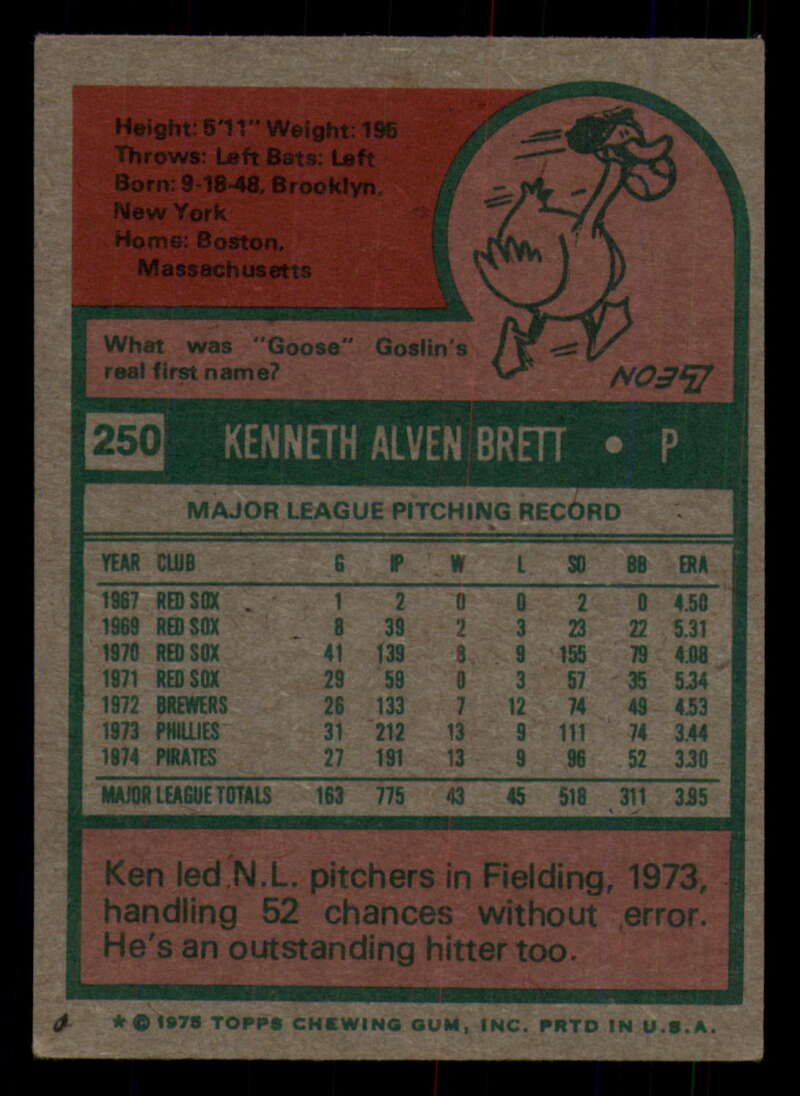 1975 Topps Baseball #166 - #259 - Complete your set - Pick your card - Picture 381 of 451