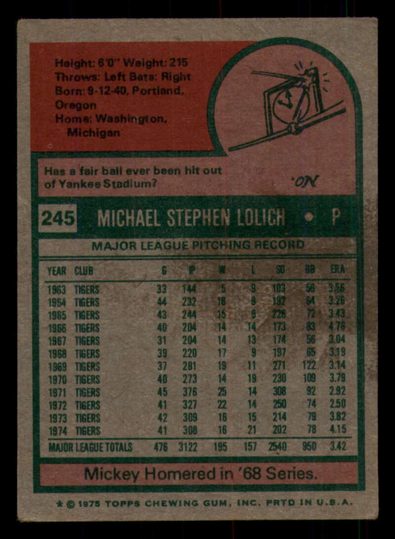 1975 Topps Baseball #166 - #259 - Complete your set - Pick your card - Picture 355 of 451