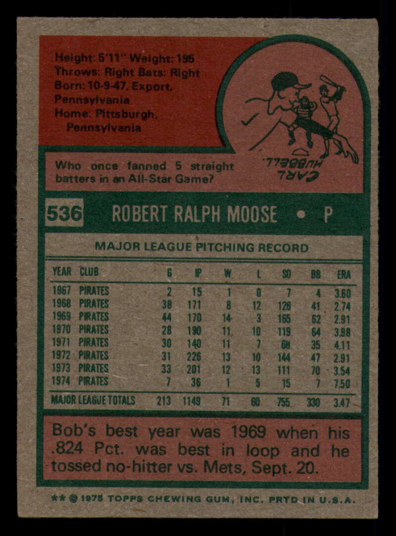 1975 Topps Baseball #516 - #585 - Complete your set - Pick your card - Picture 141 of 489