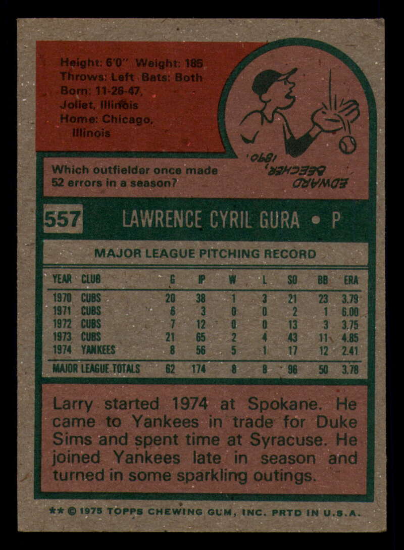 1975 Topps Baseball #516 - #585 - Complete your set - Pick your card - Picture 271 of 489