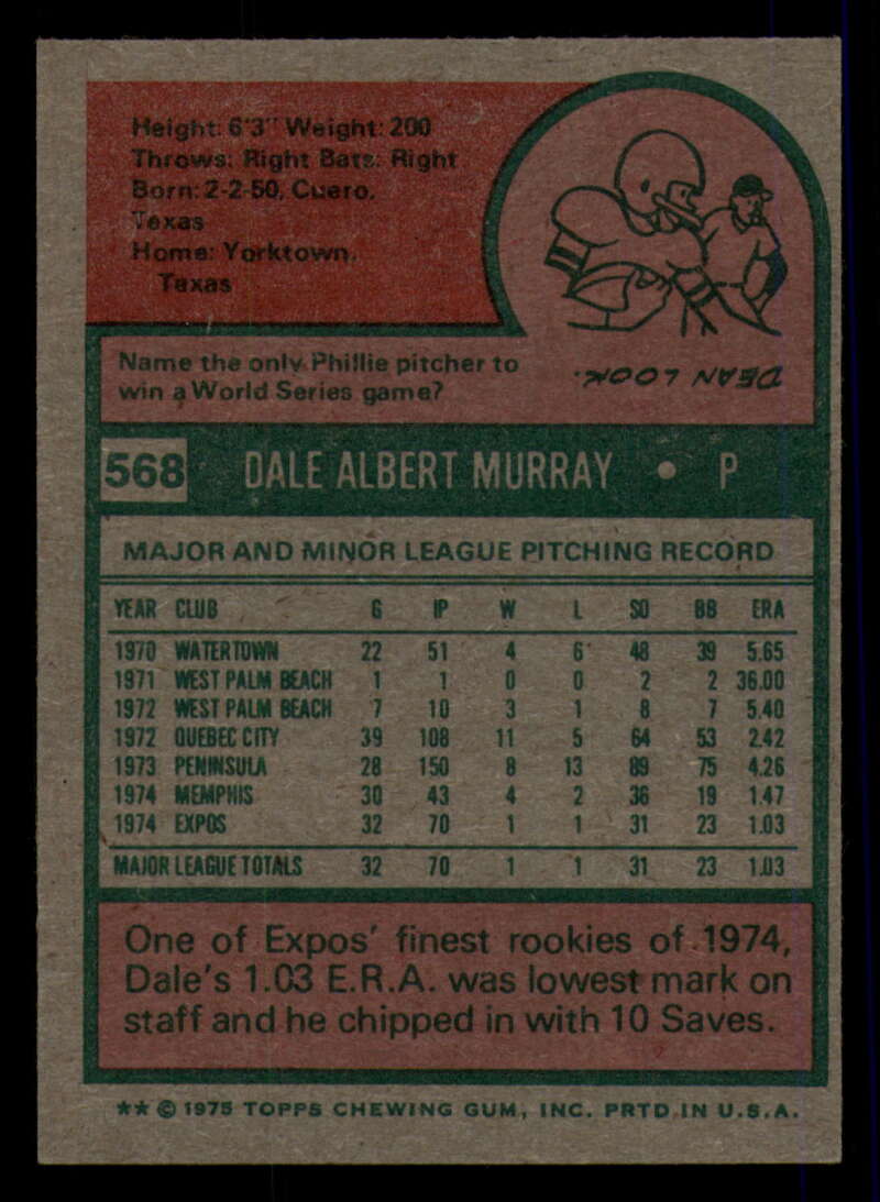 1975 Topps Baseball #516 - #585 - Complete your set - Pick your card - Picture 347 of 489