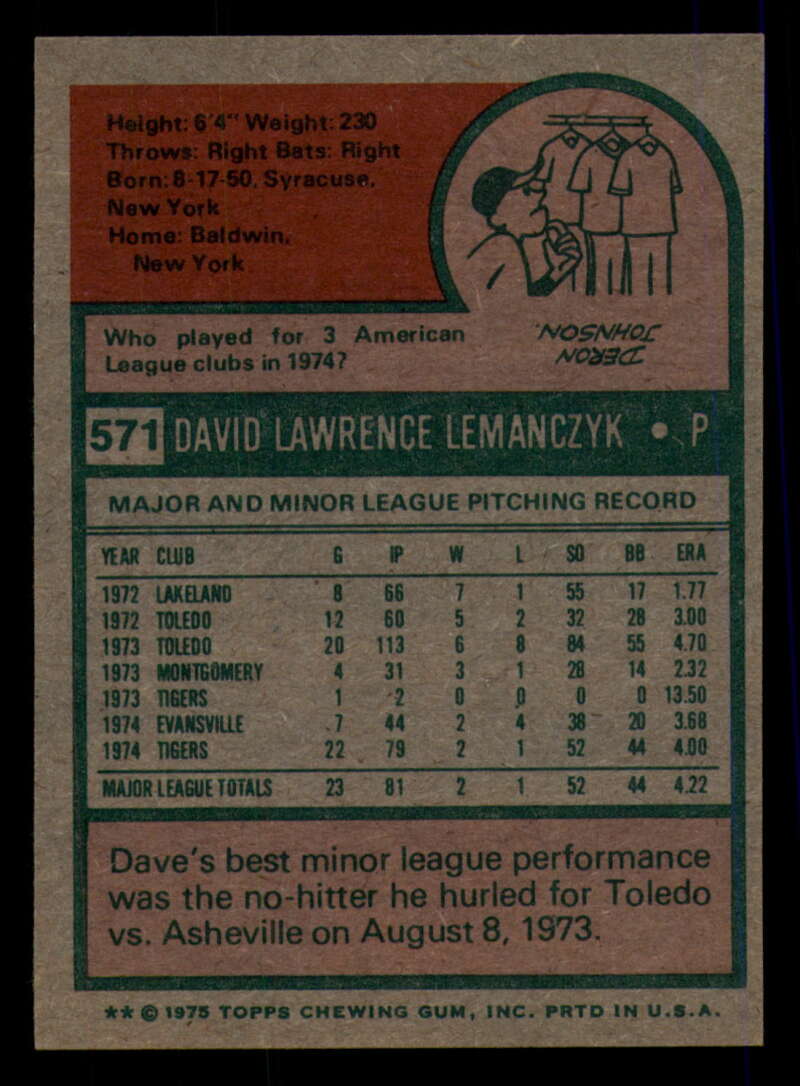 1975 Topps Baseball #516 - #585 - Complete your set - Pick your card - Picture 373 of 489