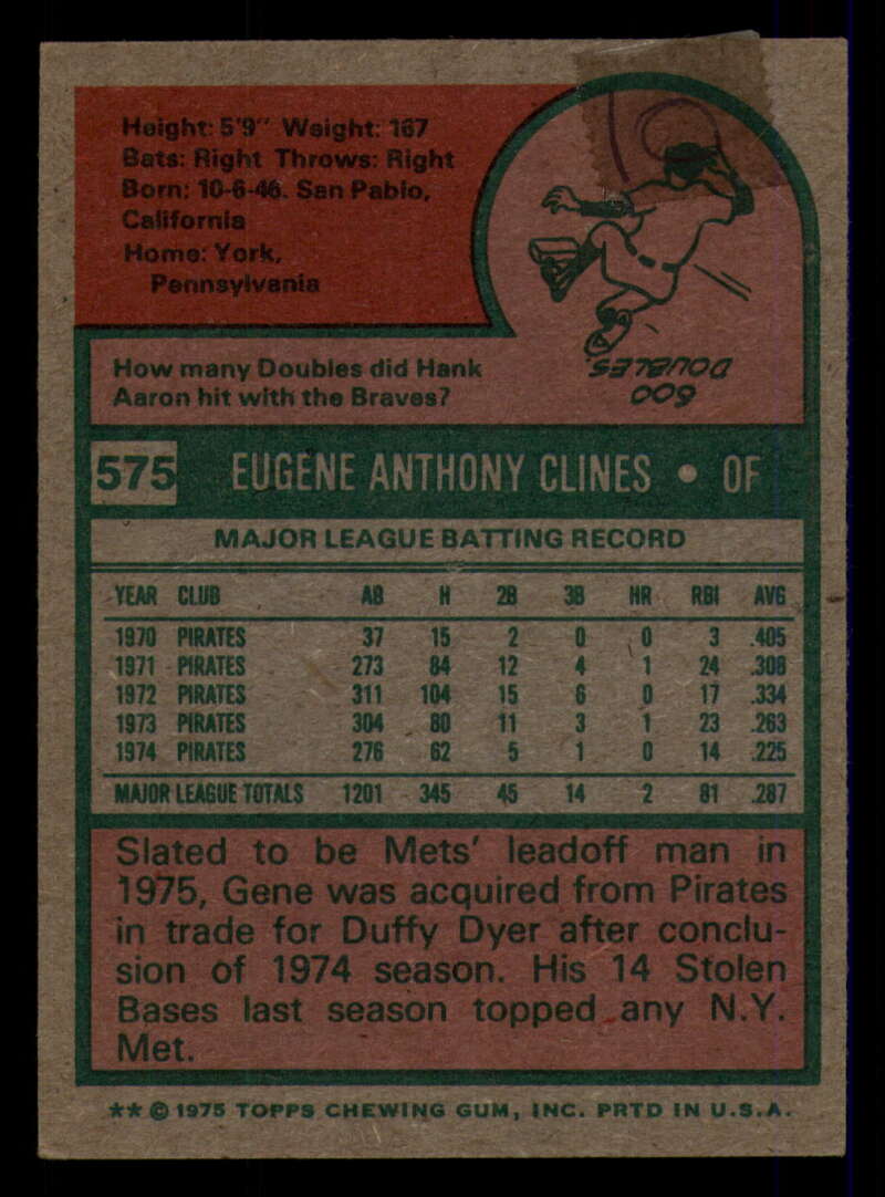 1975 Topps Baseball #516 - #585 - Complete your set - Pick your card - Picture 405 of 489