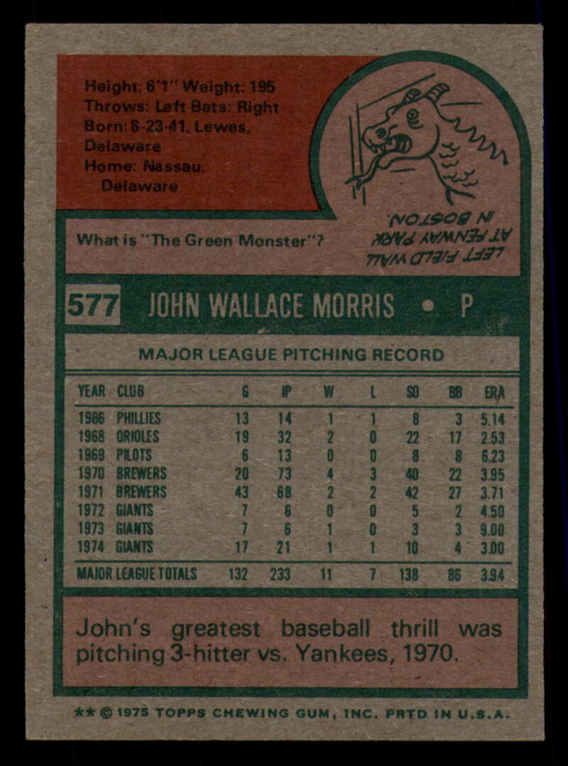 1975 Topps Baseball #516 - #585 - Complete your set - Pick your card - Picture 423 of 489