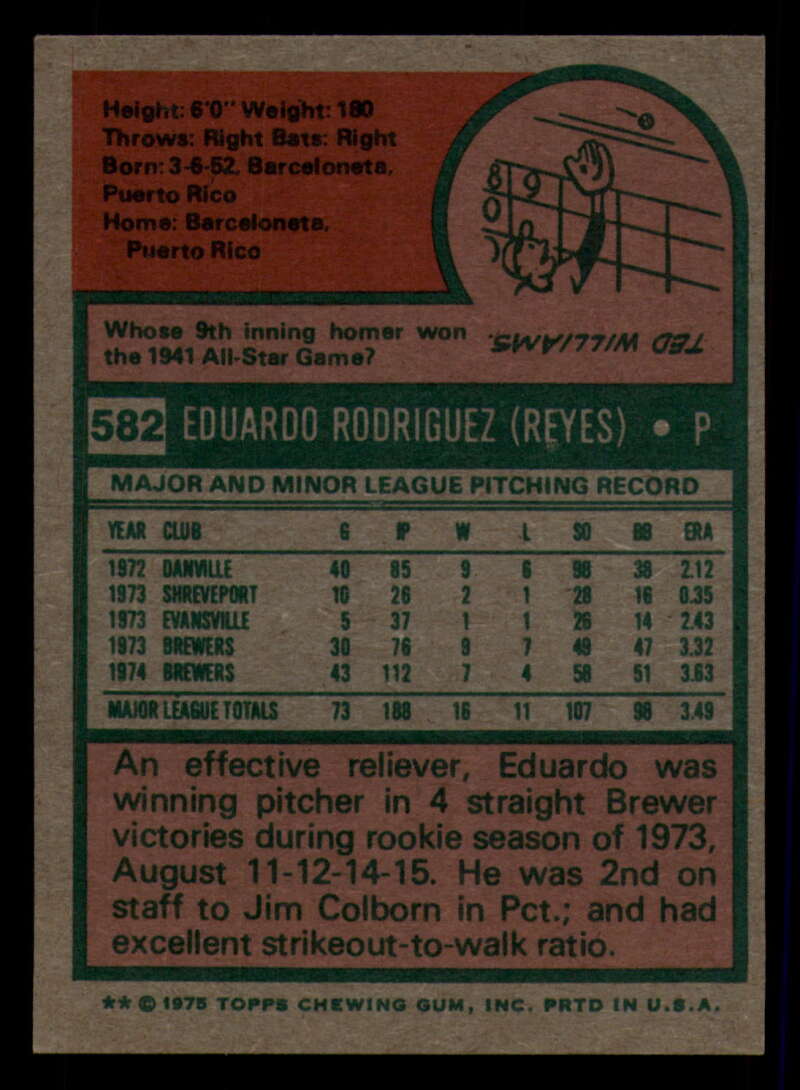 1975 Topps Baseball #516 - #585 - Complete your set - Pick your card - Picture 463 of 489