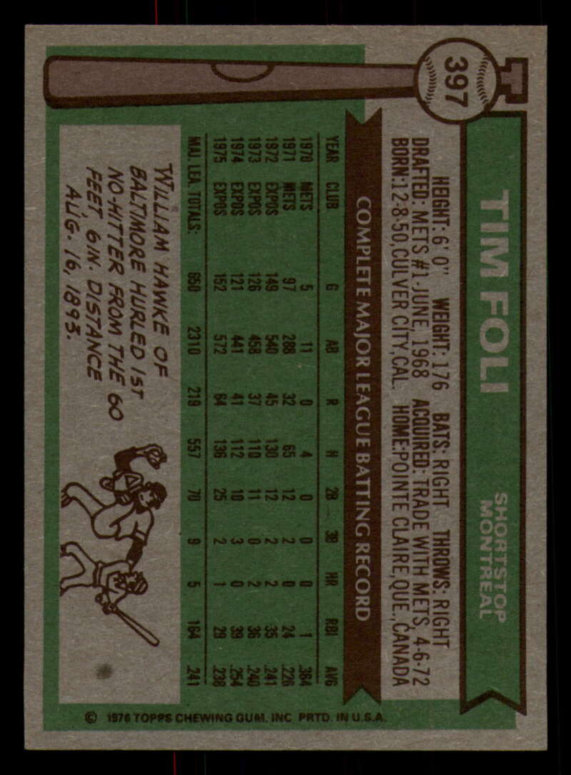 1976 Topps Baseball #391 to #450 - Complete your set - Pick your card - Picture 47 of 465