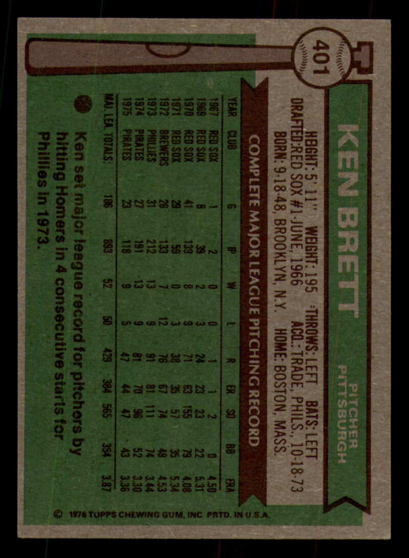 1976 Topps Baseball #391 to #450 - Complete your set - Pick your card - Picture 85 of 465