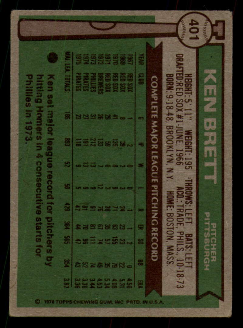 1976 Topps Baseball #391 to #450 - Complete your set - Pick your card - Picture 83 of 465