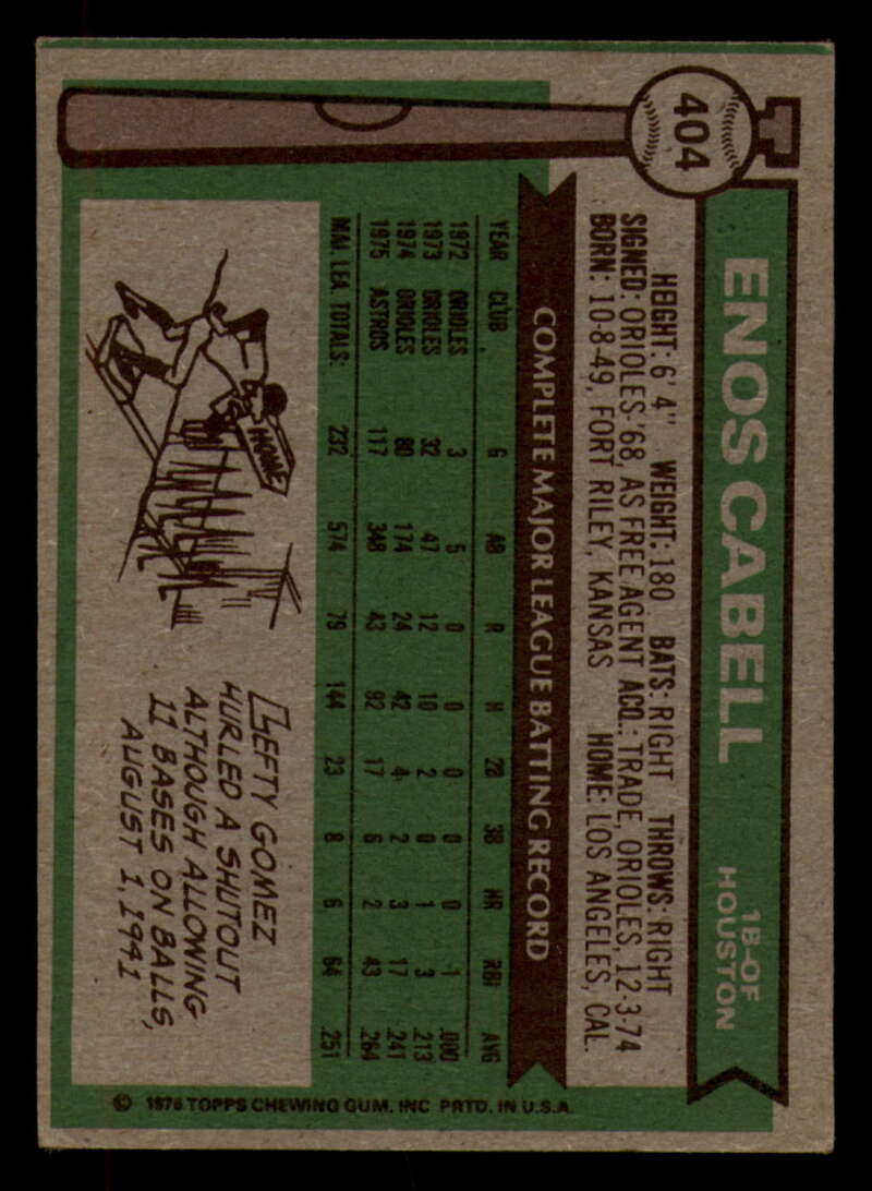 1976 Topps Baseball #391 to #450 - Complete your set - Pick your card - Picture 123 of 465