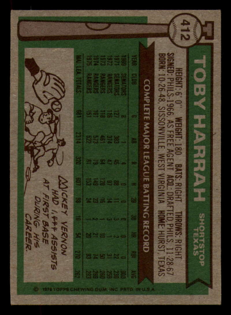 1976 Topps Baseball #391 to #450 - Complete your set - Pick your card - Picture 183 of 465