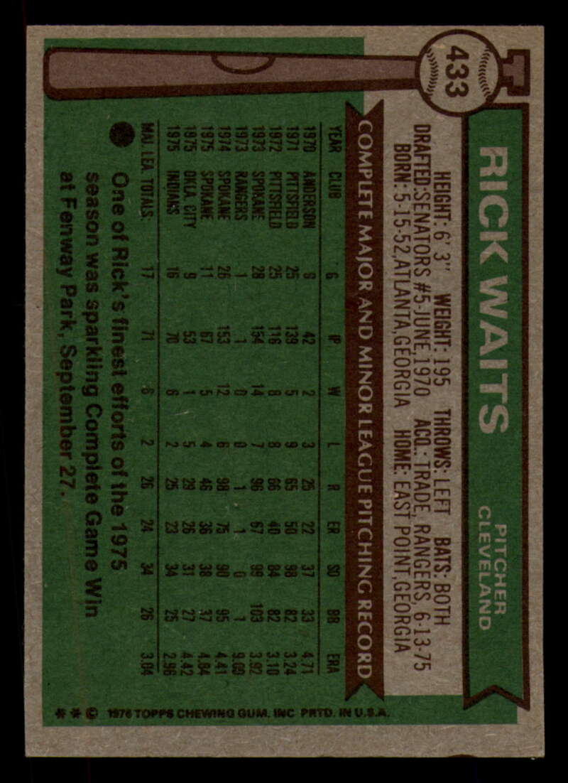 1976 Topps Baseball #391 to #450 - Complete your set - Pick your card - Picture 329 of 465