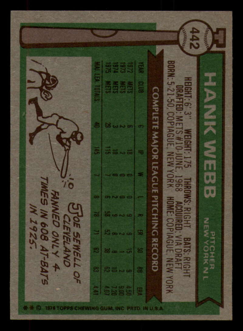 1976 Topps Baseball #391 to #450 - Complete your set - Pick your card - Picture 401 of 465